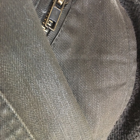 Free people Moro Drape Front Jacket olive color 0 - Picture 10 of 11